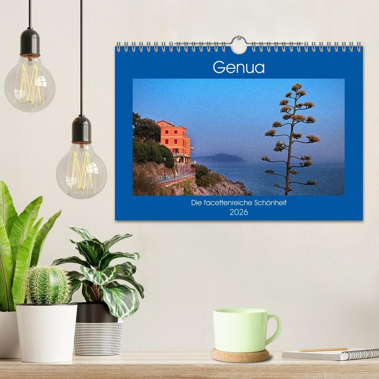 Produktbild: Genua - Die facettenreiche Sch&ouml;nheit (Wandkalender 2026 DIN A4 quer), CALVENDO Monatskalender