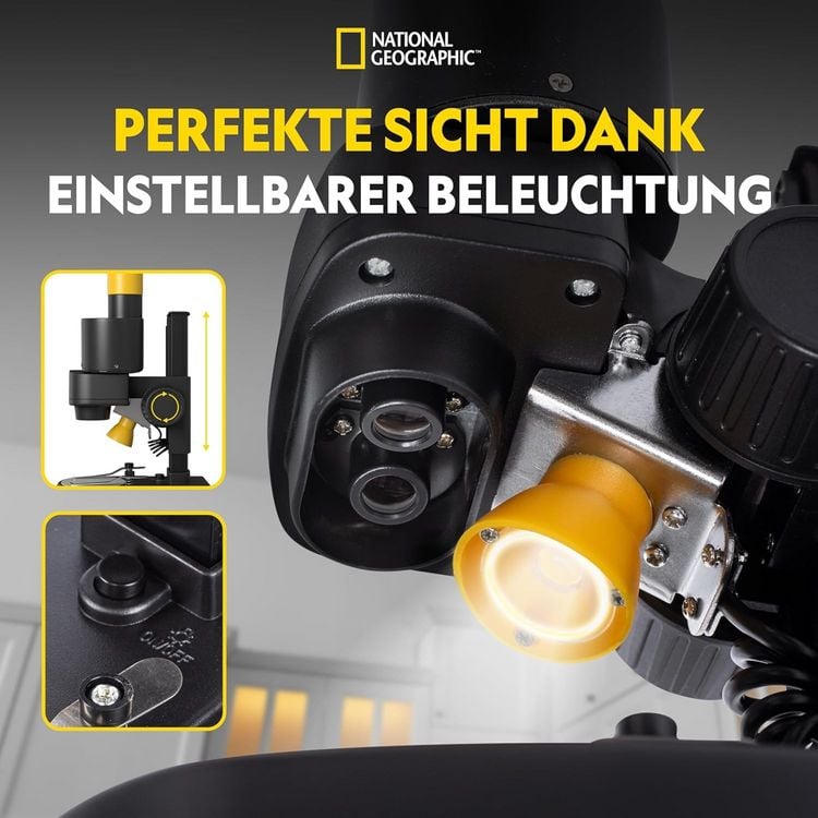 Produktbild: Bresser 12447 - NATIONAL GEOGRAPHIC KiDS Stereo 3D Mikroskop mit 20x Vergr&ouml;&szlig;erung