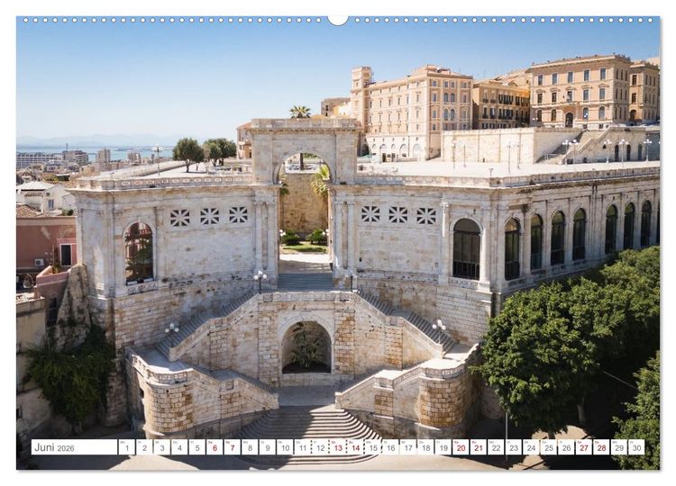 Produktbild: Sardinien. Sch&ouml;ne Landschaften und bunte St&auml;dte. (Wandkalender 2026 DIN A2 quer), CALVENDO Monatskalender