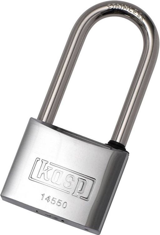 Produktbild: Kasp K14550L63D Vorh&auml;ngeschloss 50mm verschieden schlie&szlig;end Edelstahl Schl&uuml;sselschloss