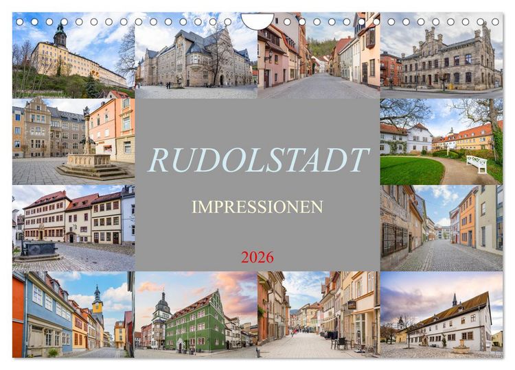 Produktbild: Rudolstadt Impressionen (Wandkalender 2026 DIN A4 quer), CALVENDO Monatskalender
