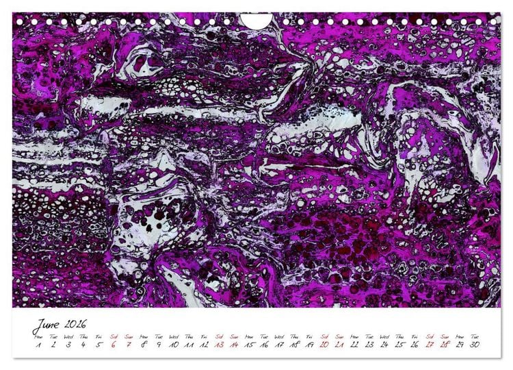 Produktbild: Your abstract colourful year (Wall Calendar 2026 DIN A4 landscape), CALVENDO 12 Month Wall Calendar