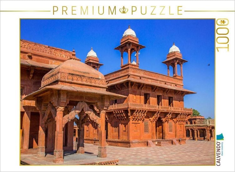 Produktbild: CALVENDO Puzzle Fatehpur Sikri, die verlassene Stadt | 1000 Teile Lege-Gr&ouml;&szlig;e 64x48cm Foto-Puzzle f&uuml;r gl&uuml;ckliche Stunden