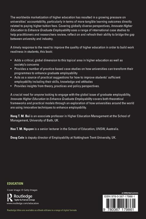 Produktbild: Innovate Higher Education to Enhance Graduate Employability