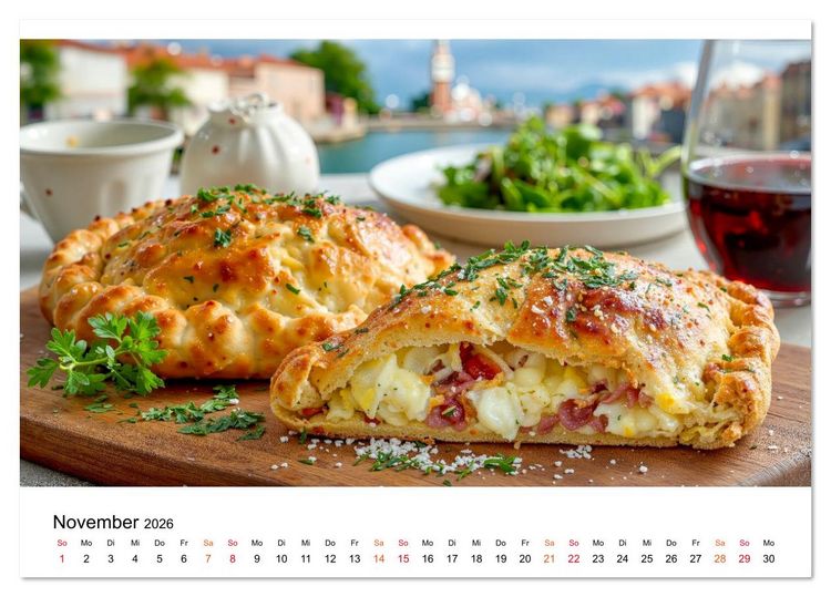 Produktbild: Fastfood einfach lecker (Tischkalender 2026 DIN A5 quer), CALVENDO Monatskalender