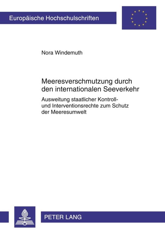 Produktbild: Meeresverschmutzung durch den internationalen Seeverkehr