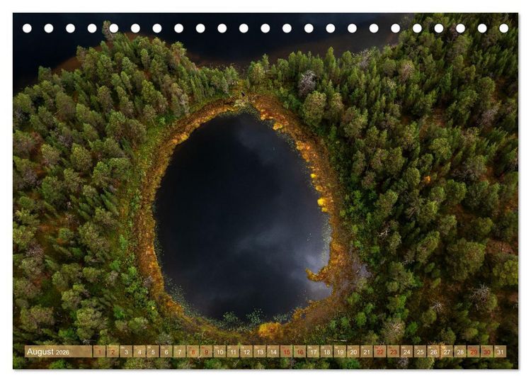 Produktbild: Wildes Finnland (Tischkalender 2026 DIN A5 quer), CALVENDO Monatskalender