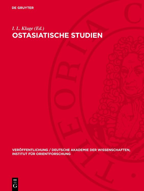 Produktbild: Ostasiatische Studien
