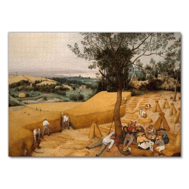 Produktbild: Lais Puzzle Pieter Bruegel d. &Auml;. - Zyklus der Monatsbilder, Szene: Die Kornernte (Monat August) 1000 Teile