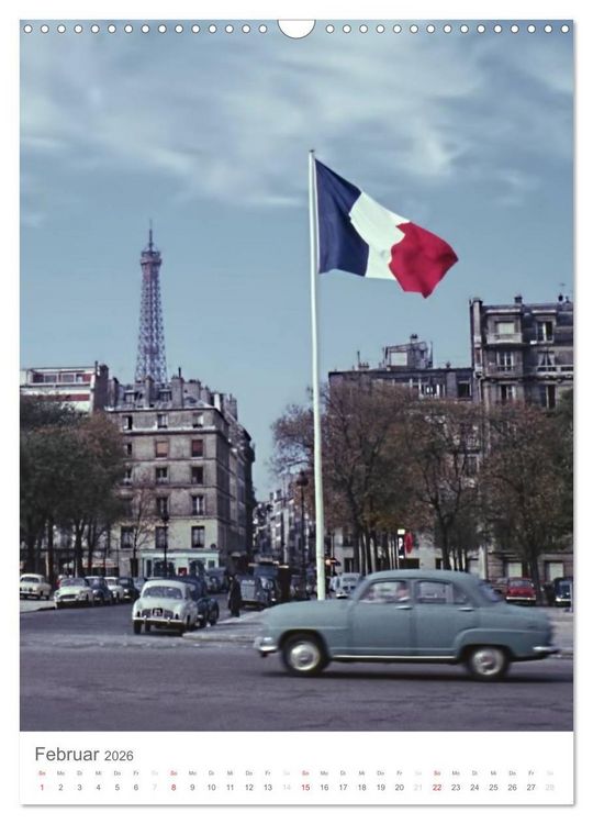 Produktbild: Paris, damals ... (Wandkalender 2026 DIN A3 hoch), CALVENDO Monatskalender