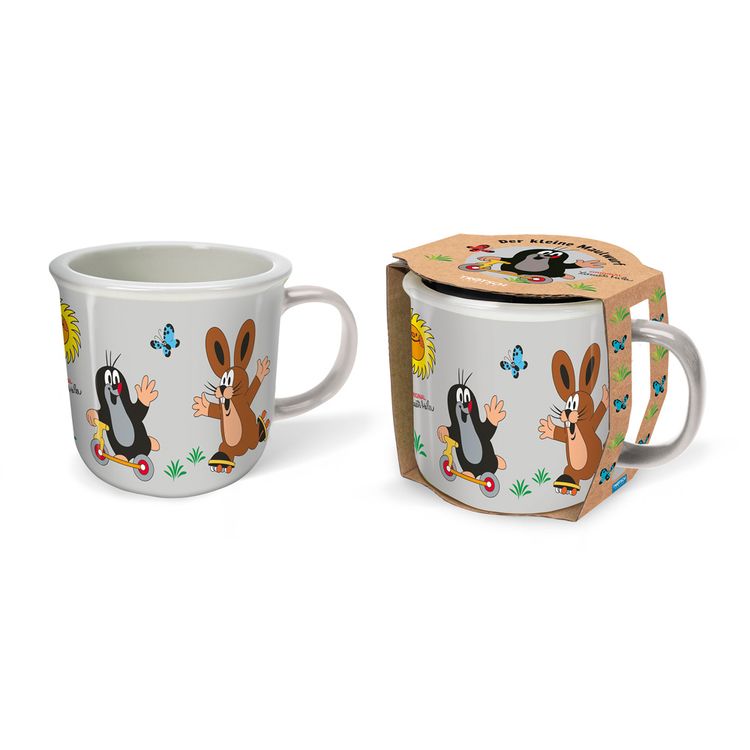 Produktbild: Tr&ouml;tsch Der kleine Maulwurf Tasse Porzellantasse Sportfreunde