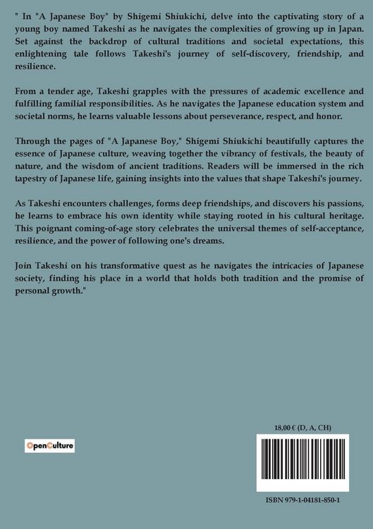Produktbild: A Japanese Boy