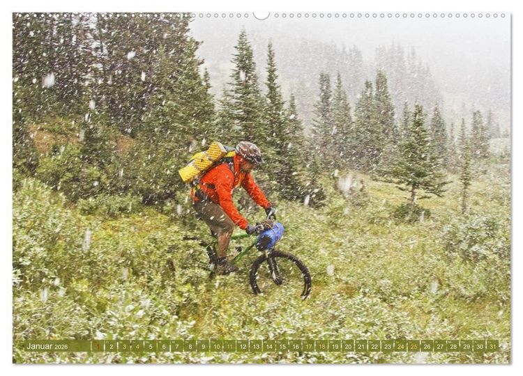 Produktbild: Mountainbike: &Uuml;ber Stock und Stein (hochwertiger Premium Wandkalender 2026 DIN A2 quer), Kunstdruck in Hochglanz