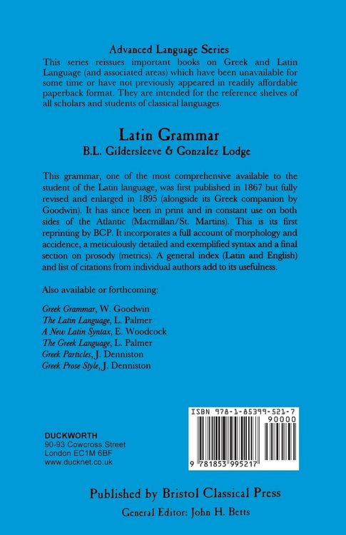 Produktbild: Latin Grammar