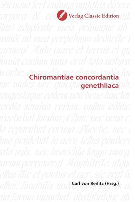 Produktbild: Chiromantiae concordantia genethliaca