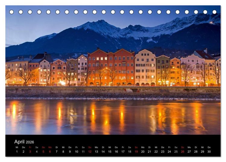 Produktbild: Alpen (Tischkalender 2026 DIN A5 quer), CALVENDO Monatskalender