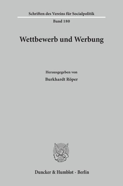 Produktbild: Wettbewerb und Werbung.