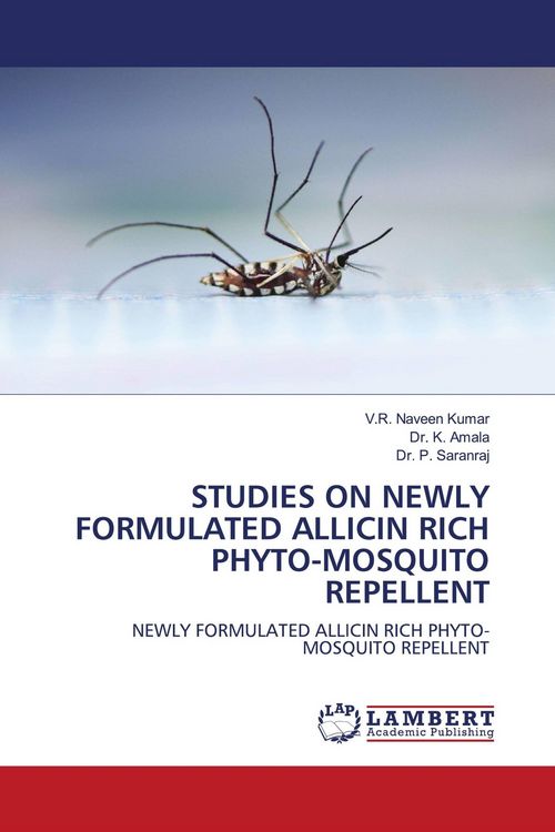 Produktbild: STUDIES ON NEWLY FORMULATED ALLICIN RICH PHYTO-MOSQUITO REPELLENT
