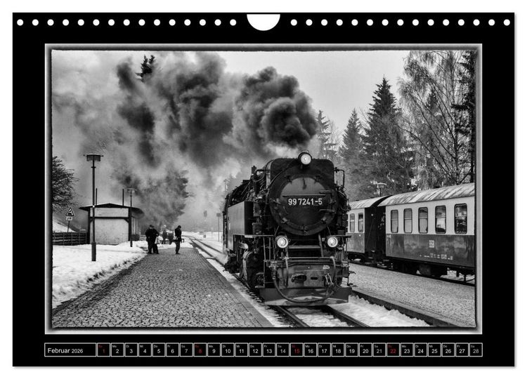 Produktbild: Nostalgie Dampf (Wandkalender 2026 DIN A4 quer), CALVENDO Monatskalender