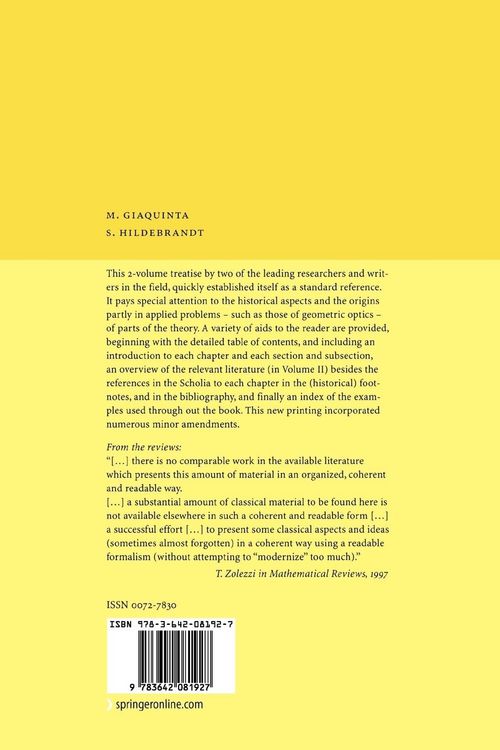 Produktbild: Calculus of Variations II