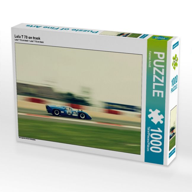 Produktbild: CALVENDO Puzzle Lola T 70 on track | 1000 Teile Lege-Gr&ouml;&szlig;e 64x48cm Foto-Puzzle f&uuml;r gl&uuml;ckliche Stunden
