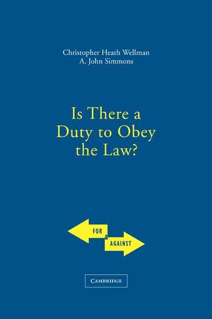 Produktbild: Is There a Duty to Obey the Law?
