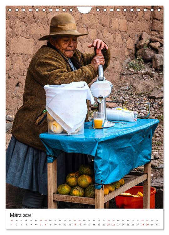 Produktbild: Eine Abenteuerreise durch Peru (Wandkalender 2026 DIN A4 hoch), CALVENDO Monatskalender