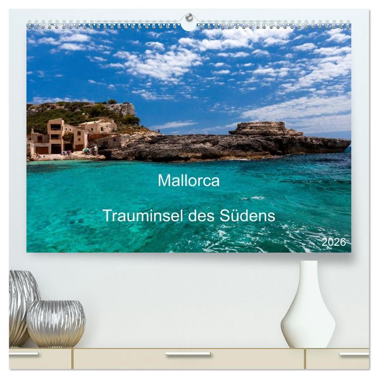 Produktbild: Mallorca - Trauminsel des S&uuml;dens (hochwertiger Premium Wandkalender 2026 DIN A2 quer), Kunstdruck in Hochglanz