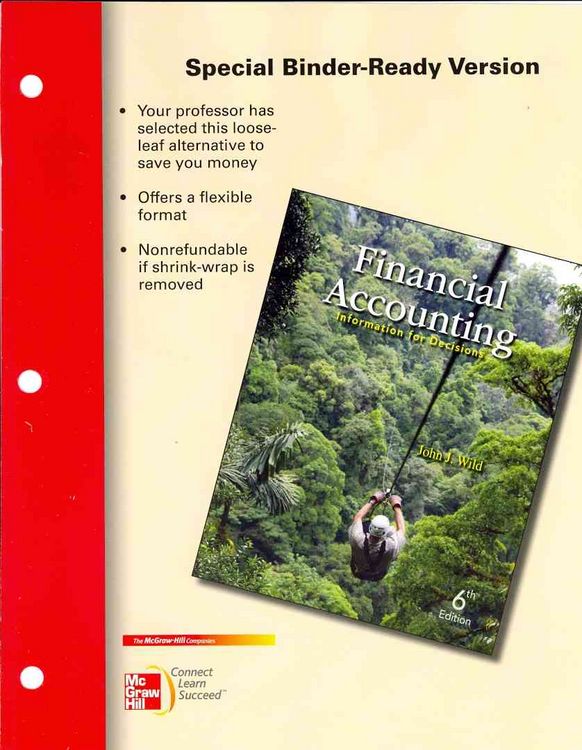 Produktbild: Loose-Leaf for Financial Accounting: Information for Decisions
