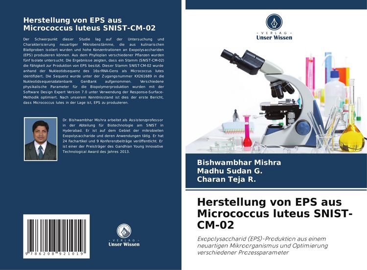 Produktbild: Herstellung von EPS aus Micrococcus luteus SNIST-CM-02