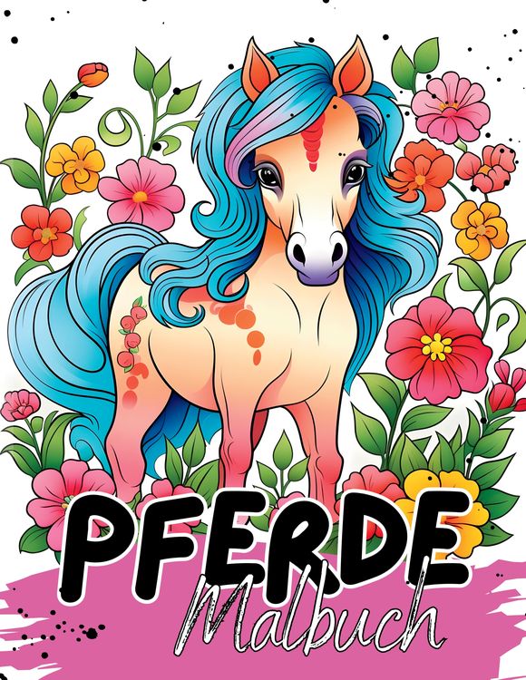 Produktbild: Malbuch Pferde