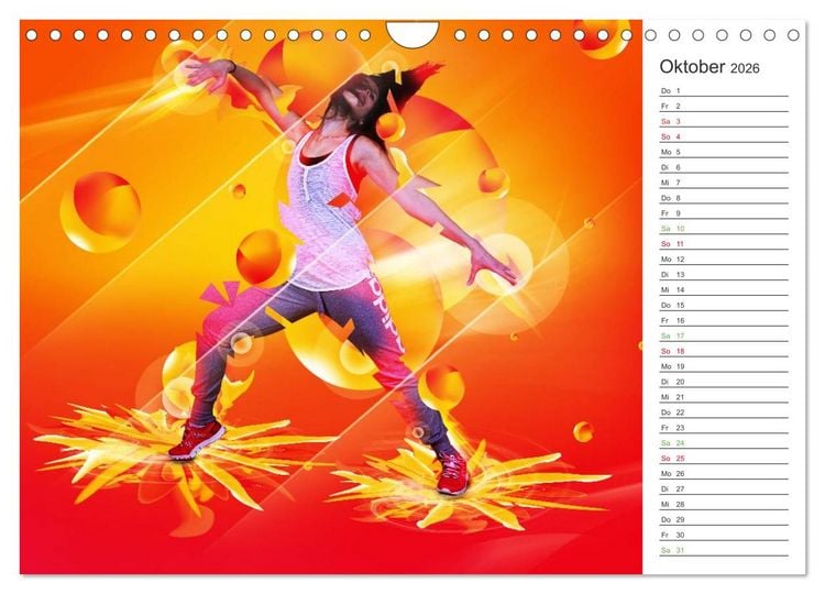 Produktbild: HipHopDance (Wandkalender 2026 DIN A4 quer), CALVENDO Monatskalender