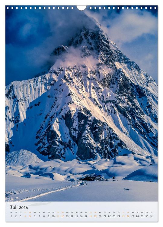 Produktbild: Bergriesen des Karakorum (Wandkalender 2026 DIN A3 hoch), CALVENDO Monatskalender