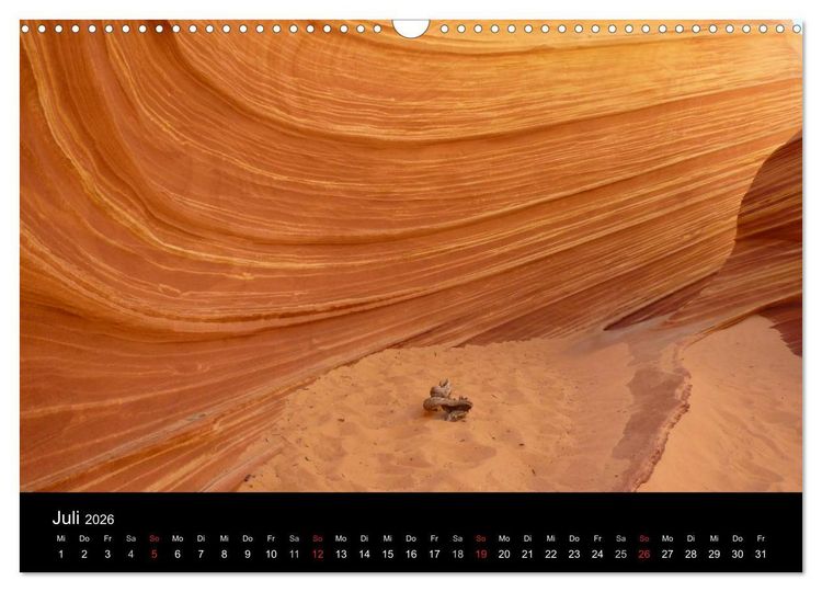 Produktbild: USA Highlights 2026 (Wandkalender 2026 DIN A3 quer), CALVENDO Monatskalender