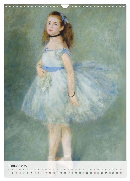 Produktbild: Die kleinen Musen des Monsieur Renoir (Wandkalender 2027 DIN A3 hoch), CALVENDO Monatskalender