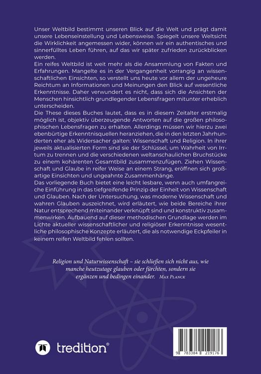 Produktbild: Eckpfeiler einer reifen Weltsicht