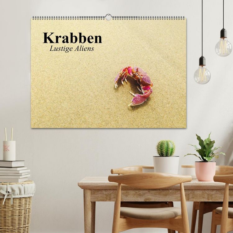 Produktbild: Krabben. Lustige Aliens (Wandkalender 2026 DIN A2 quer), CALVENDO Monatskalender