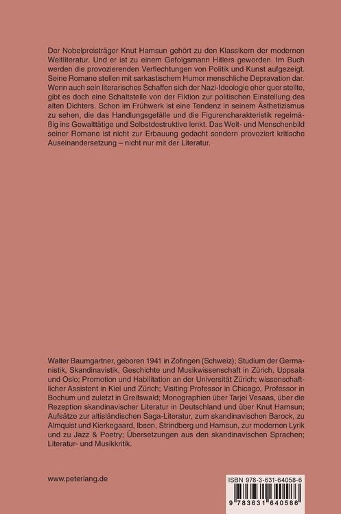 Produktbild: Artistik, Ironie und Gewalt bei Knut Hamsun