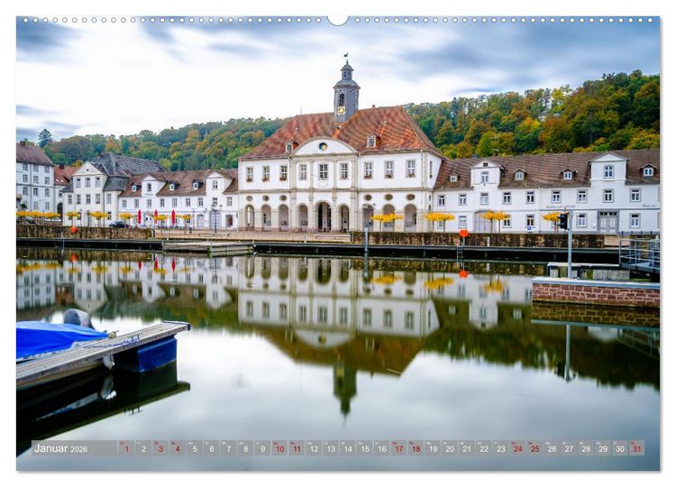 Produktbild: Ein Blick auf Bad Karlshafen (Wandkalender 2026 DIN A2 quer), CALVENDO Monatskalender