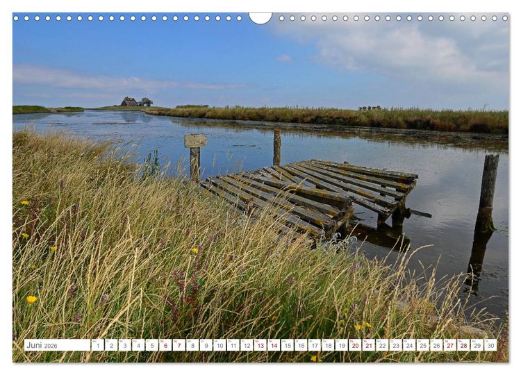 Produktbild: Sommertage auf Hallig Hooge (Wandkalender 2026 DIN A3 quer), CALVENDO Monatskalender