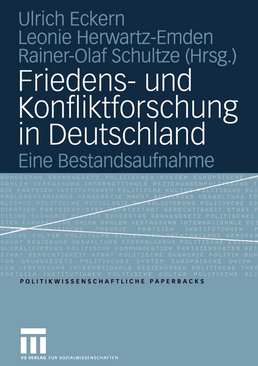 Produktbild: Friedens- und Konfliktforschung in Deutschland