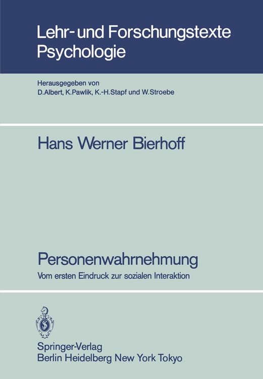Produktbild: Personenwahrnehmung