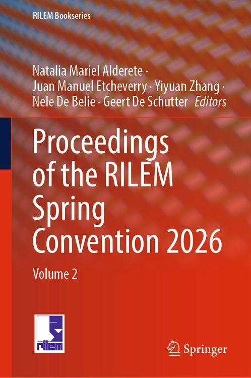 Produktbild: Proceedings of the RILEM Spring Convention 2026