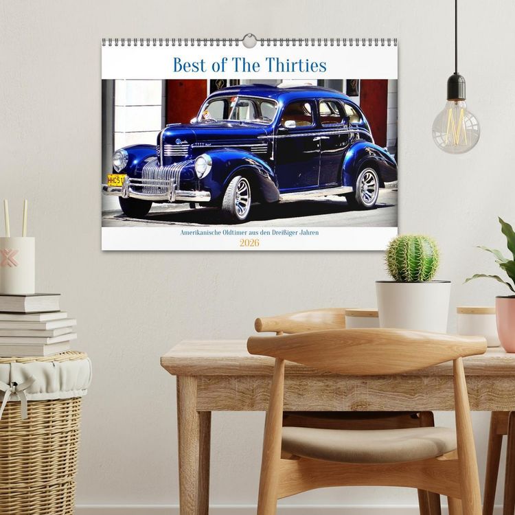 Produktbild: Best of The Thirties - Amerikanische Oldtimer aus den Drei&szlig;iger Jahren (Wandkalender 2026 DIN A3 quer), CALVENDO Monatskalender