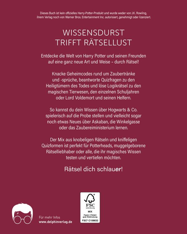 Produktbild: Potterversum I Wissen in R&auml;tseln