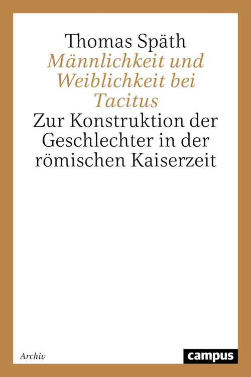 Produktbild: M&auml;nnlichkeit und Weiblichkeit bei Tacitus