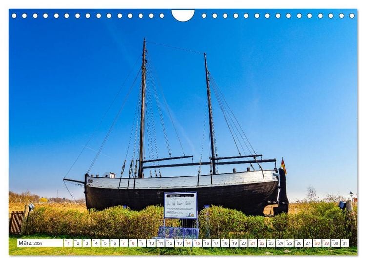 Produktbild: Zingst Stadtansichten (Wandkalender 2026 DIN A4 quer), CALVENDO Monatskalender