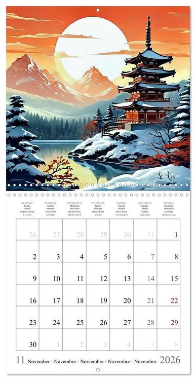 Produktbild: China - Magical Landscapes (Wall Calendar 2026 12 &times; 12 Inch) CALVENDO 12 Month Wall Calendar