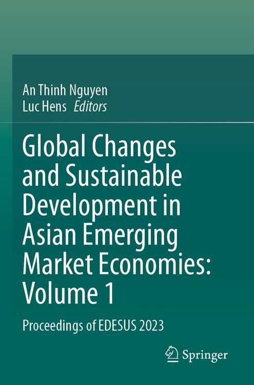 Produktbild: Global Changes and Sustainable Development in Asian Emerging Market Economies: Volume 1