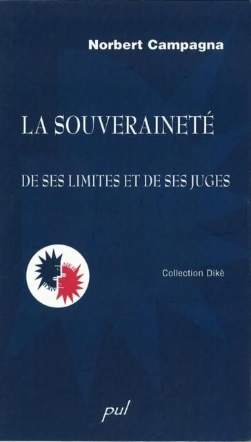 Produktbild: La souverainete : De ses limites et de ses juges